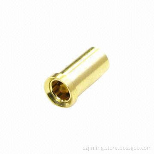 Gold-plated Brass Electrical Machined Pin